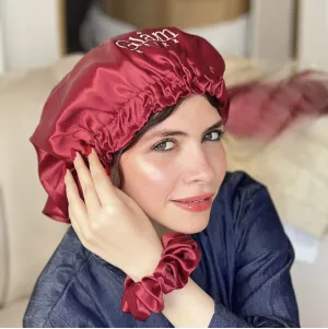 Glam Elastic satin bonnet