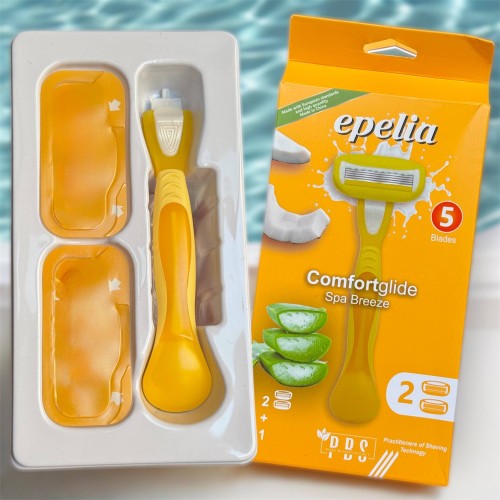 Epilia comfort body razor 5 blades